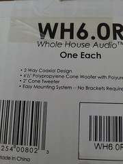 SpeakerCraft WH6.0R White In Ceiling Speaker 6.5 Inch