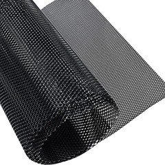 Universal Car Grill Mesh 40″ x 13″, Black-Painted 3 x 6mm Rhombic Hole black
