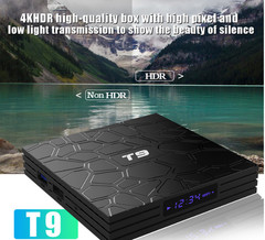 T9 Smart TV Box Android 9.0 RK3318 4GB 64GB Quad Core 4K UHD WiFi Media Player