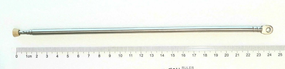 Telescopic antenna from radio 24cm 240mm 9,45″ 28cm 280mm 11,02″