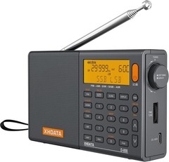 XHDATA D-808 Professional Portable Radio | FM Stereo/SW/MW/LW/Air Band Receiver