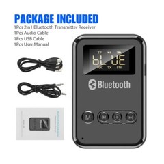 4in1 Wireless USB Bluetooth 5.0 Receiver Transmitter Audio 3.5mm Aux Car Adapter