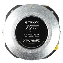 4.5″ Super Tweeter 560W Watts Max Power 1.75″ Voice Coil XTR Orion XTW750FD