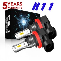 Pair Bright White CSP LED Headlight Bulbs for Can-Am Commander 700 XT 2022–2024