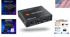 HDMI Audio Extractor Converter SPDIF 3.5MM Output – HDCP 2.2