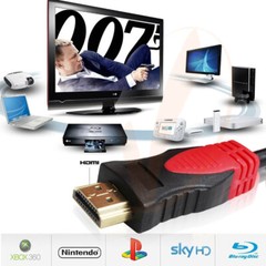 PREMIUM HDMI CABLE 5FT 15FT 30FT 50FT 75FT For PS4 HDTV XBOX LCD HD TV 1080P Lot