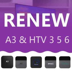 A3 /A3 PRO /HTV 3 5 6 Chinese TV BOX RENEW 16位中文激活码