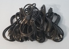 Lot of 10 Power Cord 3 Prong 4ft Mickey Mouse style Cable