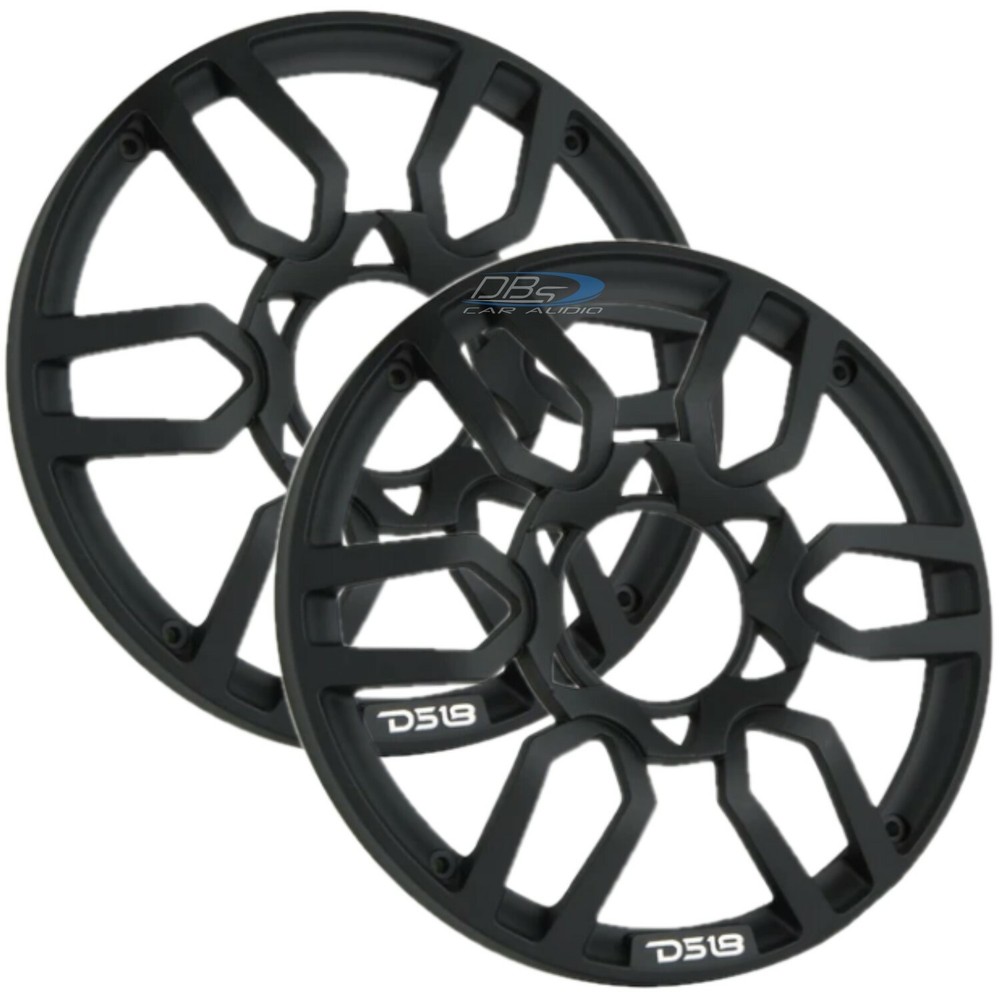 2x DS18 Black Universal 6.5″ Plastic Speaker Grill 6.5 Inch ABS Protective Cover