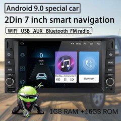 GPS Touch Screen 7″ WiFi Mirrorlink 2 Din Car Radio Stereo Android 9.0 Bluetooth