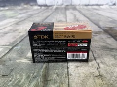 TDK SA-X 90 Audio Cassette Sealed Pack Of 3 Made In Japan Vintage PK BIN