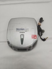 Sony D-E401 Silver Discman CD Player Walkman ESP2 Groove Tested w/CD & Ear Buds