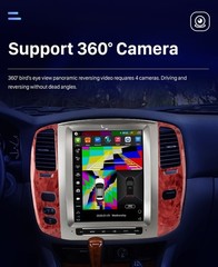 Used Android 14 Car Radio GPS Navi Carplay Display For Toyota Land Cruiser LC100