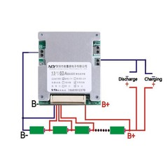 13S 48V 60A Li-ion BMS Battery Protection Board for Electric Bike Battery ACUS