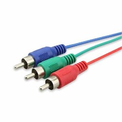 NEW VGA Male to male RGB Y, Pr, Pb 3rca Component Cable TV HDTV adaptor gm