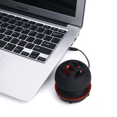 Mini Portable Black Speakers Lightweight Plug and Play 10 Hours Playback