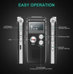 Paranormal Ghost Hunting Equipment Digital EVP Voice Activated Recorder USB US++