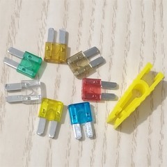 70PCS Micro2 Blade Fuse Assortment 5A 7.5A 10A 15A 20A 30A for Auto Car Van Bike