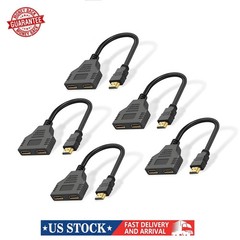 4K HDMI Cable Splitter Adapter 2.0 Converter 1 In 2 Out 1 Male to 2 Female lot