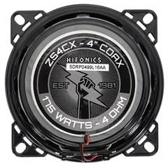 Pair Hifonics Zeus ZS4CX 4 Inch 350 Watt 2 Way Car Audio Coaxial Speakers
