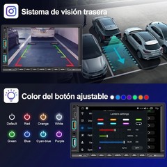 7″ Single 1Din Touch Screen Stereo Bluetooth Radio Car Apple/Android Carplay GPS