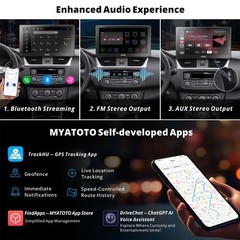 ATOTO 9In Android Portable Car Stereo DriveChat AI Wireless Carplay GPS Tracker