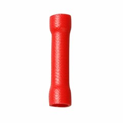 100Pcs Butt Wire Connectors Crimp Terminals Electrical 22-18 AWG Red NEW