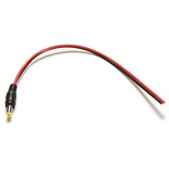 Lot 10x 5.5*2.1mm Male DC Power Plug Connector CCTV PSU Pigtail CABLE Jack 12V
