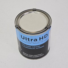 Ultra HD 4K White Paint Theater Projector Screen Paint 1 Quart (946 ML)