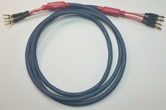 Legend Audio 8ft. Bi-Wire Speaker Cables 9 AWG * SPADES TO banana Signature