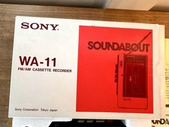 SONY WA-11 Soundabout Cassette Recorder FM/AM Radio Walkman Vintage Tested