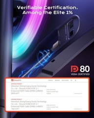 VESA Certified DisplayPort 2.1 Cable 10FT/3M, 80Gbps UHBR20 [16K 8K@240Hz 4K@360