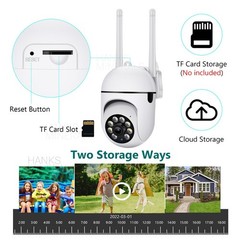4-Pack Wireless 5G WiFi Security Camera System Smart Outdoor Night Vision 1080P