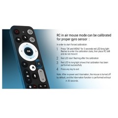 Remote Controller with Voice Activation and Motion Sensing for Ugoos TOX1 TOX3