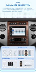 10.1″ Android14 Car Radio 8+128G CarPlay DSP Touch Screen 360° Camera GPS Stereo