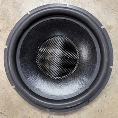6.5″ Black Carbon Fiber Composite Dust Cap Speaker Subwoofer 165mm FAST USA SHIP