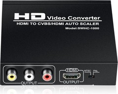HDMI to RCA Converter Splitter with Power Adapter