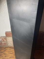 Vintage Laserline 25 VHS Tape Tower Storage Rack Black Plastic Video Movie Tower