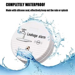 WER Water Leak Alarm Sensor, Battery Operated Leak Alert, 90dB Water Detector…