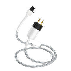 HI-End Silver Plated Braided audiophile power cable Euro & US connectors hifi