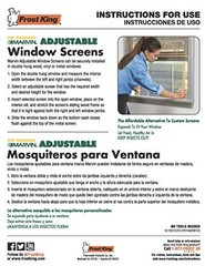 Frost King AWS2445 Not Available Adjustable Window Screen, 24in High x Fits 2…