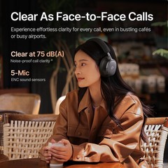 Baseus Adaptive Active Noise Cancelling Headphones Dolby Audio Hi-Res Audio XH1