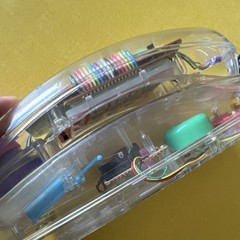 Spectra-Phone TL-8 Trimline Retro Clear Multicolor Corded Telephone 1-Line