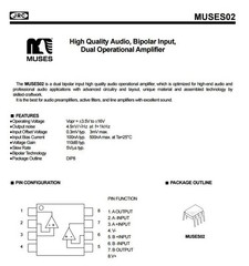 2 Pcs NEW MUSES02 Dual Op Amp – US Seller