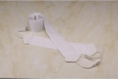 Thinnest 0.9mm power flat cord in the world 50cm white from JAPAN