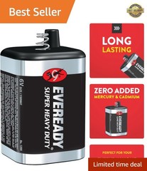 Super Heavy-Duty 6V Battery – Perfect for Flashlights & Low Drain Devices