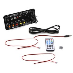 1 Set Multi-function Audio Amplifier Board Bluetooth 5.0 FM radio/Treble/Bass