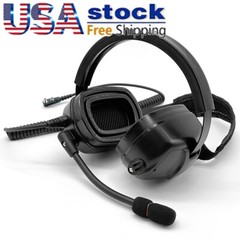 Heavy Duty Headset Push To Talk Yes For K-plug TK270 TK280 TK370 TK3180 Radio