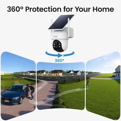 aosu Security Cameras Outdoor Wireless, 4 Cam-Kit, No Subscription Required,