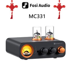 Fosi Audio MC331 Tube DAC Integrated Amplifier, 2CH Home Audio Stereo Power Amp
